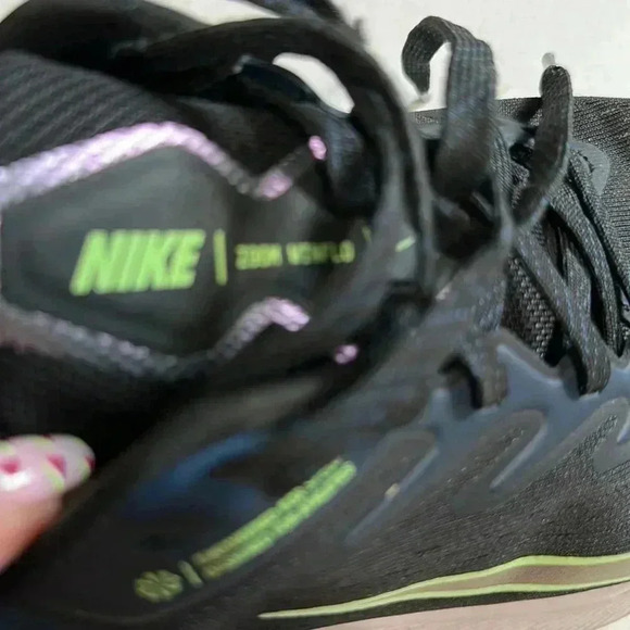 Nike Zoom Winflo Running shoes womens size 10 black/blue/green - Picture 4 of 7